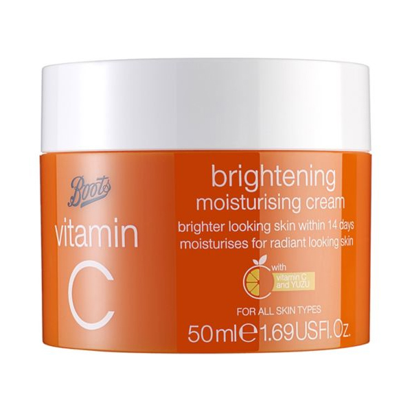 Boots Vitamin C Brightening Moisturising Cream 50ml Simply Glow