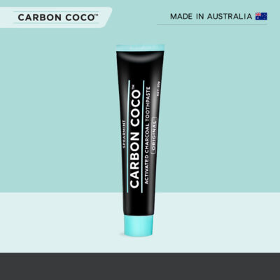 Caron Coco Activated Charcoal Toothpaste fluoride free