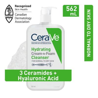 CeraVe Hydrating Cream-to-Foam Cleanser - Canada