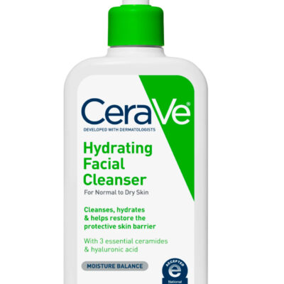 CeraVe Hydrating Facial Cleanser, Gentle Face Wash for Normal to Dry Skin
