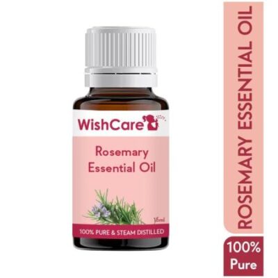 WISHCARE ROSEMARY ESSENTIAL OIL FOR HAIR GROWTH & HAIR NOURISHMENT -100% PURE & NATURAL ROSEMARY OIL (15ML)