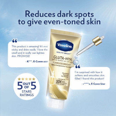 Vaseline Gluta-Hya Flawless Glow Serum-In-Lotion  290ml - thailand