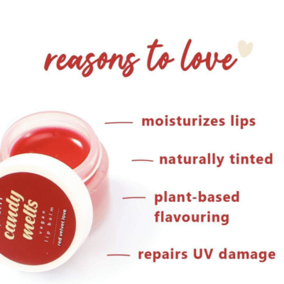Plum Candy Melts Vegan Lip Balm - Red Velvet Love
