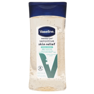 Vaseline Intensive Sensitive Skin Relief Body Gel Oil 200ml