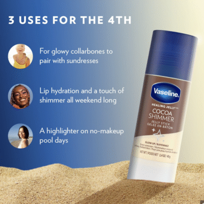 Vaseline Cocoa Shimmer Jelly Stick – Non-Greasy