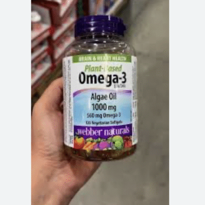 webber naturals algae oil omega 3 1000mg