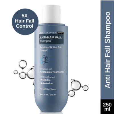 Bare Anatomy 5X Hair Fall Control Shampoo Hair Growth Paraben and Sulphate Free Shampoo (250ml)