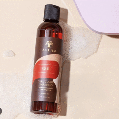 As I Am Curl Clarity Shampoo - 8 ounce - with Coconut, Amla & Tangerine - Gently Cleanses Curly Hair - Vegan & Cruelty Free - Sulphate Free - Parabens Free - Phthalate Free