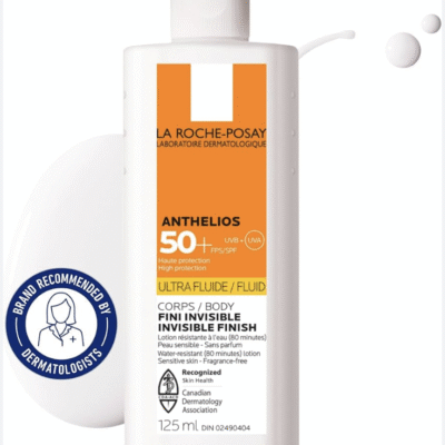 La Roche-Posay Anthelios Face Sunscreen & BUNDLE, Broad Spectrum UVA-UVB Sun Protection for all Skin Types, Lightweight, Non-Greasy Texture, Non-Comedogenic, Water Resistant, Fragrance Free