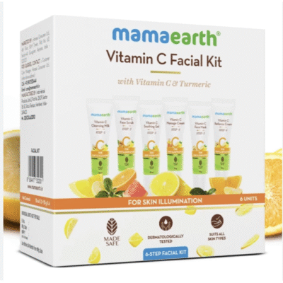 Mamaearth - Vitamin C Facial Kit With Vitamin C & Turmeric For Skin Illumination