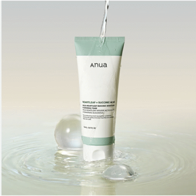 Anua Heartleaf Succinic Moisture Cleansing Foam