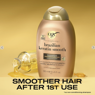 OGX Ever Straightening + Brazilian Keratin Smooth Shampoo 385ml