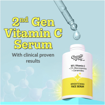 Chemist At Play Vitamin C serum 10ml 10% Vitamin C Face SerumFor All Skin Types  10ml