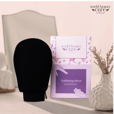 Body Exfoliating Glove Pure Viscose Fibre, Single-Layered Exfoliating Body Glove For Dead Skin, Tan Removal For Face & Body