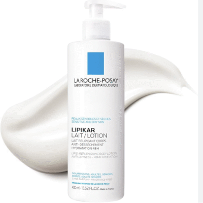 La Roche-Posay Body Lotion, Lipikar Body Lotion Daily Repair Moisturizing Lotion with Shea Butter and Glycerin, Fragrance Free, Paraben Free