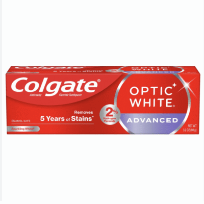 Colgate® Optic White® Advanced Teeth Whitening Toothpaste, Sparkling White - 133ML
