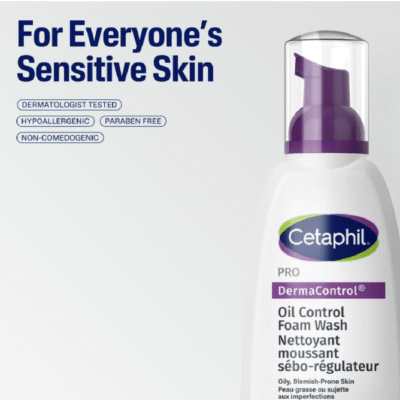Cetaphil Derma Control Foam Wash Oil Removing  236ml