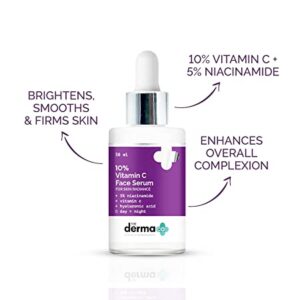 The Derma Co 10% Vitamin C Face Serum For Glowing skin 30ml