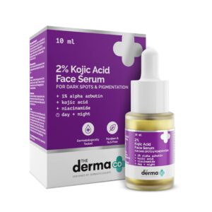 The Derma Co 2% Kojic Acid Face Serum with 1% Alpha Arbutin & Niacinamide for Dark Spots And Pigmentation – 10 ml India