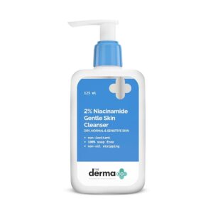 The Derma Co 2% Niacinamide Gentle Skin Cleanser for Sensitive, Dry, Normal Skin - 125 ml India