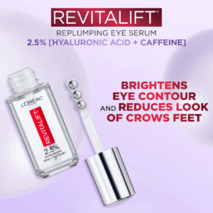LOREAL Paris Revitalift Derm Intensives Hyaluronic Acid and Caffeine Eye Serum- CANADA