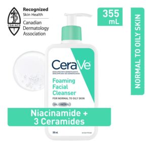 CeraVe Gentle Foaming Facial Cleanser With Niacinamide, Hyaluronic Acid and 3 Ceramides - CANADA