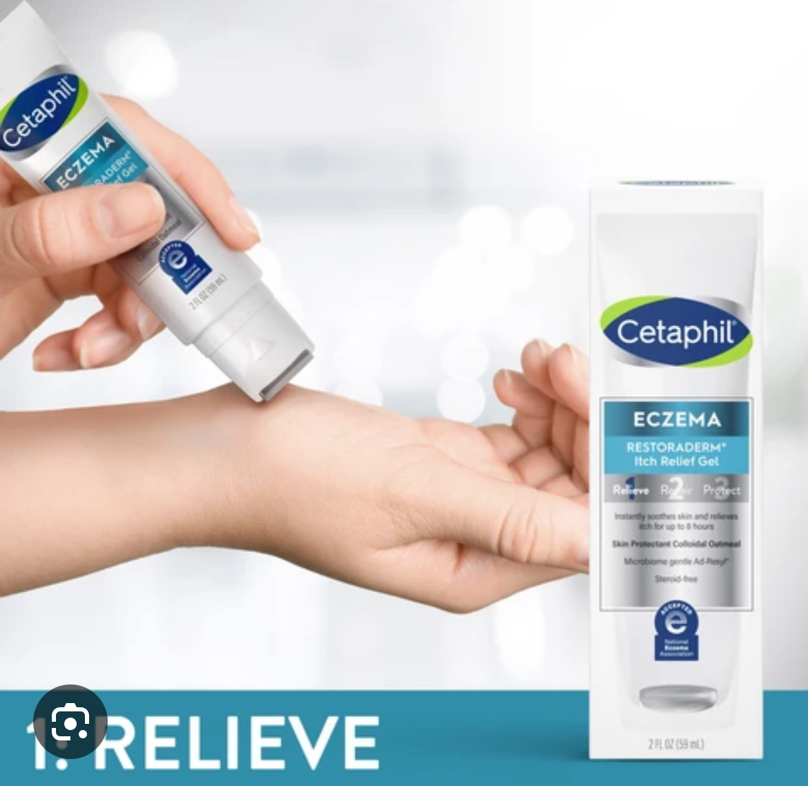 Cetaphil Eczema Restoraderm Itch Relief Gel for Eczema Prone Skin - CANADA