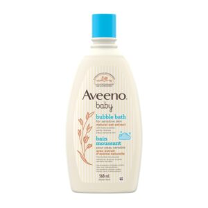 Aveeno Baby Bubble Bath - Baby Skin Care Product - Sensitive Skin Cleanser - Hypoallergenic - 568 mL - CANADA