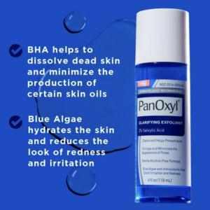 PanOxyl Clarifying Exfoliant with 2% Salicylic Acid, BHA Liquid Exfoliant  - CANADA