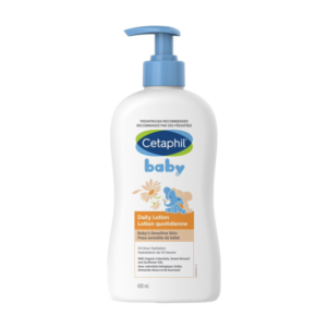 Cetaphil Baby Daily Lotion with Organic Calendula | 24hr Hydration | Hypoallergenic and Pediatrician Recommended | 400ml - CANADA