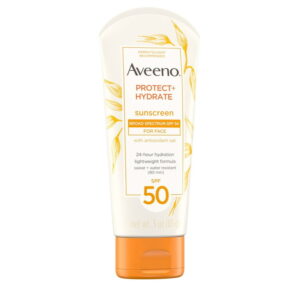 Aveeno Protect + Hydrate Face Sunscreen Lotion with SPF 50- Canada