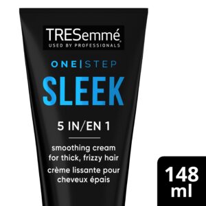 TRESemmé One Step Smooth 2-Pack – 5-in-1 Smoothing Cream for Thick, Frizzy Hair