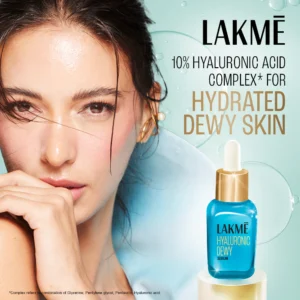 Lakme HYALURONIC DEWY SERUM WITH 10% HYALURONIC ACID & PENTAVITIN COMPLEX 30ML  - India