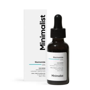 MINIMALIST 5% NIACINAMIDE FACE SERUM WITH BIFIDA FERMENT & OAT EXTRACT FOR HEALING & SOOTHING SKIN (30ML)