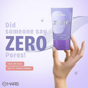 MARS Zero Face Primer | Silicone Based Gel | Blurs Pore & Controls Oil for a Radiant Complexion | Smoothens Out The Skin | Controls Oil (25ml)- India