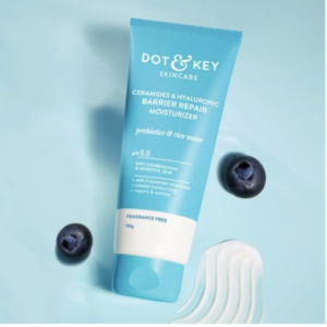 Dot & Key Hyaluronic + Ceramide Barrier Repair Hydrating Face Moisturizer Ph 5.5 Cream, Normal To Dry Skin