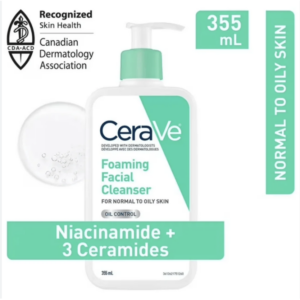 CeraVe Gentle Foaming Facial Cleanser With Niacinamide, Hyaluronic Acid and 3 Ceramides - CANADA