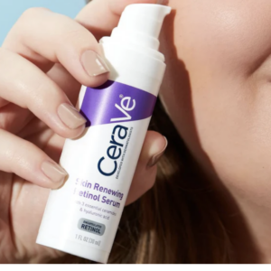 CeraVe Anti Aging Retinol Serum For Face, Encapsulated Retinol With Hyaluronic Acid, Niacinamide & Ceramides, Smooths Wrinkles & Fine Lines, Gentle Skin Brightening Serum, Fragrance Free 30ml