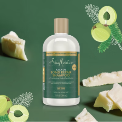 SheaMoisture Bond Repair Shampoo Amla Oil Deeply Cleanses and Removes Build Up to Repair Hair Bonds with Hydroplex Technology and Amla Oil with Restorative HydroPlex Infusion -canada