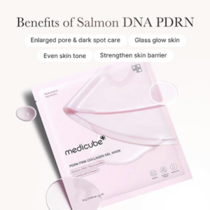 Medicube PDRN Pink Collagen Gel Mask 4Pc Pack