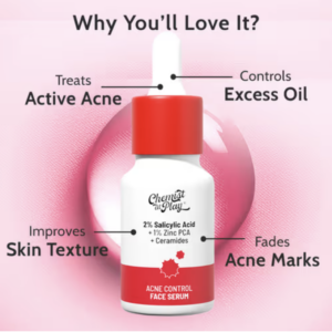 Chemist At Play 2% Salicylic Acid Face Serum Treats Active Acne, Controls Excess Oil