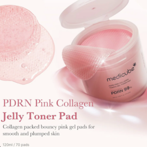 Medicube PDRN Pink Collagen Toning Gel Toner Pad 70 Pads