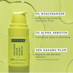 Hyphen Golden Hour Glow Serum with Niacinamide, Hyaluronic Acid & Kakadu Plum