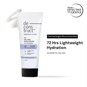 Deconstruct Oil-Free Moisturizer With 3% NMF Complex & 0.2% Panthenol, Lightweight & Hydrating (50 g)