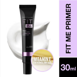 Maybelline New York Fit Me Primer, Oil free and Non Comedogenic Formula - Dewy+Smooth Primer