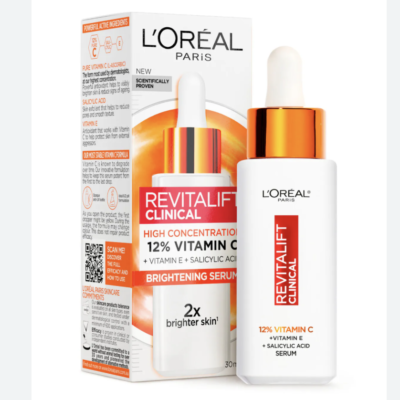 Loreal PARIS REVITALIFT CLINICAL 12% PURE VITAMIN C SERUM, 30ML