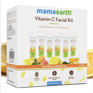 Mamaearth - Vitamin C Facial Kit With Vitamin C & Turmeric For Skin Illumination