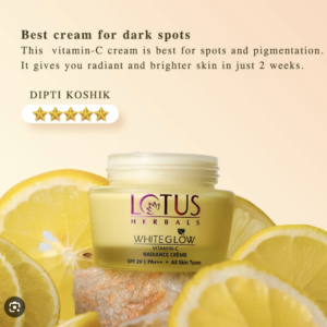 Lotus Herbals WhiteGlow Vitamin-C Radiance Creme SPF 20 I PA+++
