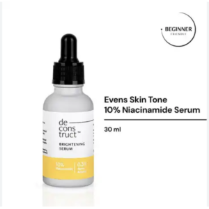 Deconstruct Brightening Serum with 10% Niacinamide Serum with 0.3% Alpha Arbutin | Brightens skin, treats dullness, reduces tan | Lightweight, non-irritating & beginner-friendly formula|30ml