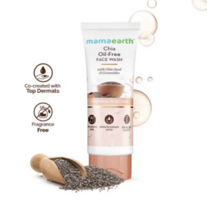 Mamaearth Chia Oil-Free Face Wash with Chia Seed & Ceramides - 100 ml